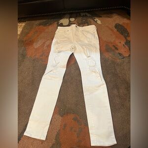 Pacsun Straight Skinny White Jeans 30 Waist